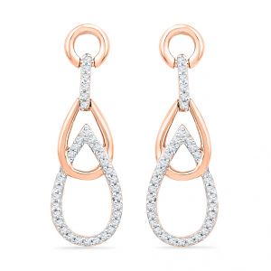 18 Kt Rose Gold Enchanting Diamond Earrings Online Best Prices 18 Kt Rose Gold Enchanting Diamond Earrings Online Best Prices In India Rediff Ping