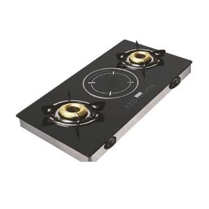 Buy Padmini Essentia 2 Burner Gas Stove With Induction Cooker