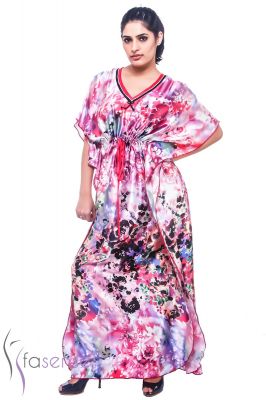 satin kaftan nighty online