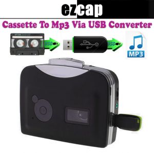 Ezcap Tape Recorder Cassette To USB Mp3, Analog To Digital Audio Converter