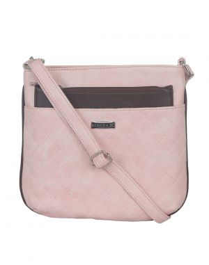 Buy Esbeda Ladies  Slingbag L-Pink /Brown Color online