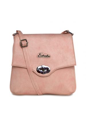 ESBEDA Light Pink Color Solid Women's Slingbag