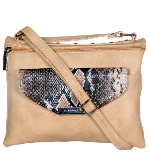 ESBEDA Beige Color Graphic Print Women's Slingbag
