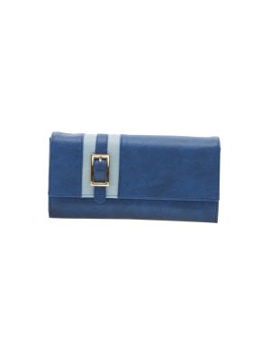 Buy Esbeda Blue Solid Pu Synthetic Material Wallet For Women-1966 (code - 1966) online