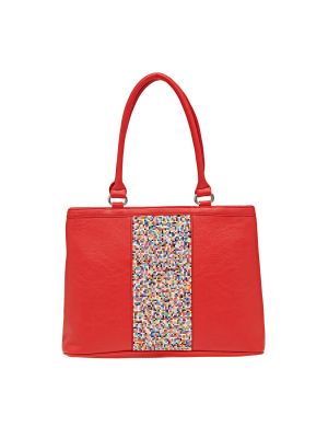 Buy Esbeda Red Solid Pu Synthetic Material Handbag For Women (code -2109) online