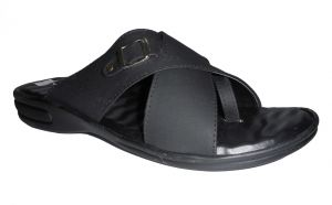 Bharat Men Black Leather Sandals_SANDEL-LEATHER-001