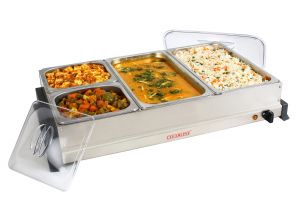Buy Clearline 4 Pan Ss Food Warmer And Buffet Server online