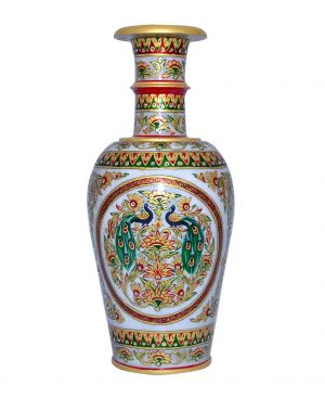 Buy Marble Flower Vase - from Rajasthan online
