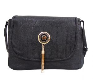 Buy Estoss Black Sling Bag online