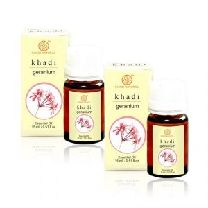 Buy Khadi Natural Geranium Essential Oil 15Ml (Set Of 2) online