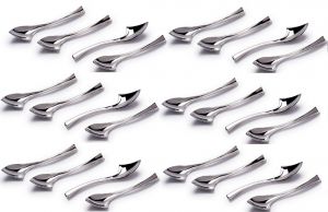 Buy Dynamic Store Set Of 24 Classic Side Cut Dessert Spoons online