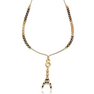 Buy Karatcraftin 22kt Hallmarked Gold Mangalsuta With Black Beads - (product Code - Mga0020) online