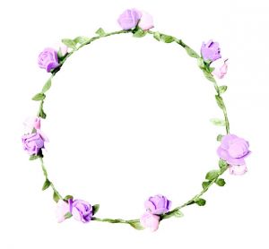 head tiara flower