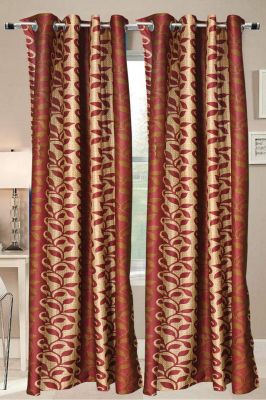 Buy Welhouse India Beautiful Designer Cream Maroon Color Door