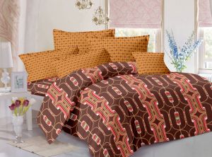 Buy Welhouse India cotton king size 1 double bedsheet with 2 pillow covers online