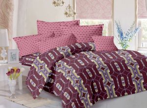 Buy Welhouse India cotton king size 1 double bedsheet with 2 pillow covers online