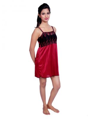 Buy Port Red Nightwear For Women P016_3 online