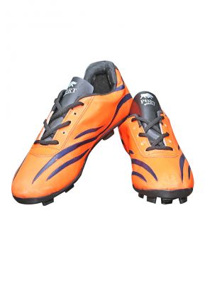 Buy Port Spectra Orange Black Trible Football Shoes online