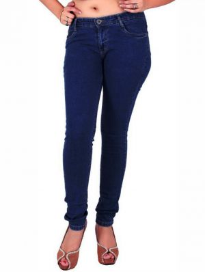 navy blue jeans girl
