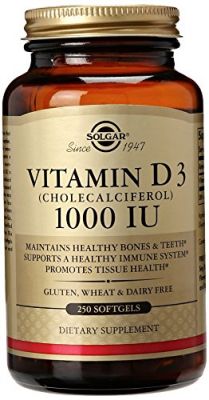 Solgar Vitamin D3 Cholecalciferol 1000 Iu Softgels, 250 Count