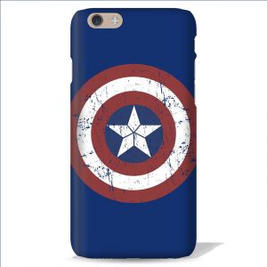 Buy Leo Power Captain America Sheild Printed Case Cover For Apple iPhone 6 online