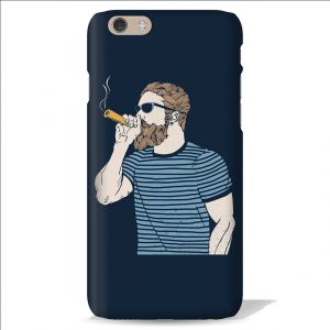 Buy Leo Power Beard Dude Navy Blue Printed Case Cover For Asus Zenfone 5 online