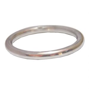 Men Style Elegant Punjabi Pure Sikh (2-12 Inch Diameter) Silver Stainless Steel Round Kada For Men And Boys