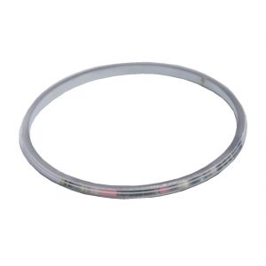 Men Style Plain Small 6.5cm Or 2.625 Inch Silver Stainless Steel Round Kada For Men And Women- SKa06004
