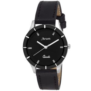 Buy Arum Trendy Black Watch For Ladies online