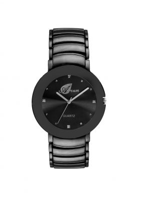 Buy Arum Latest Designer Men's Black In Black Watch online