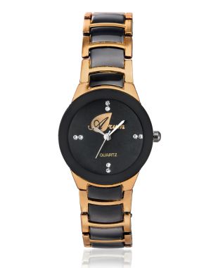 Buy Arum Black With Copper Dial Women's Analog Watch online