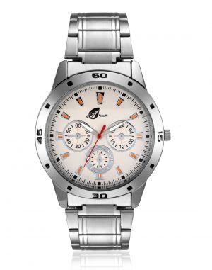 Buy Arum Silver Round Analog Casual Watch Aw-020 online