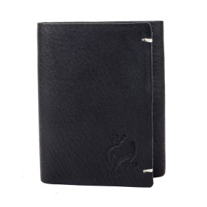 Buy White Bear Leather Black Stylish Mens Wallet online