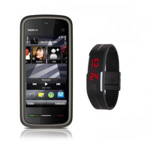 Buy Nokia 5233 With Free LED Digital Watch online