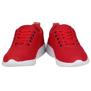 red sports shoes for men