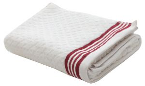Buy Lushomes Premium Terry Cotton White Bath Towel (Super Absorbent) online