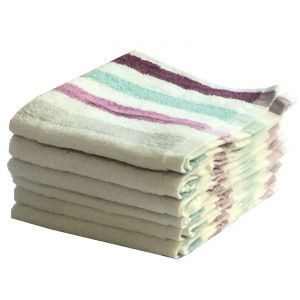 Buy Lushomes Cotton Multi Face Towel Set (pack Of 6) online