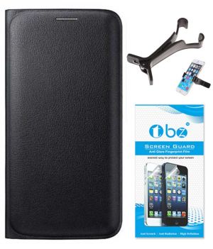 Buy Tbz Pu Leather Flip Cover Case For Samsung Galaxy J7 2016 With Multi Stand Tablet Phone Holder And Tempered Screen Guard Black Online Best Prices In India Rediff Shopping