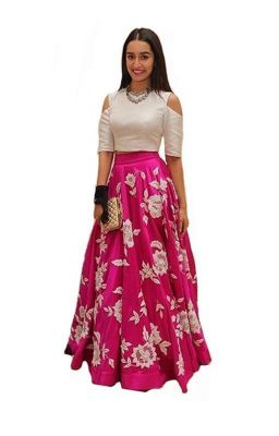 Metroz Designer Pink Benglori Hand Work Lehenga Suit - Astrd538