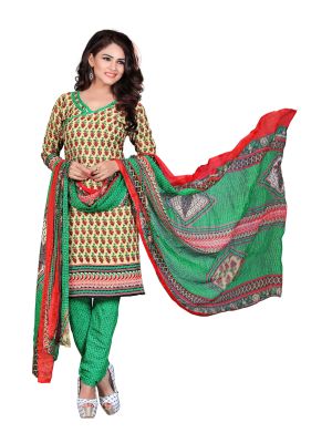 Merry Fashion Crepe Printed Churidar Dress Material, Set Of Two Tops (Product Code - K811001503)