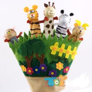 kuhu creations animal finger puppet