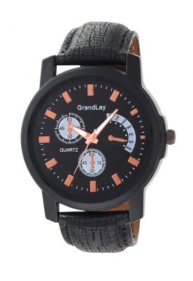 Buy Grandlay Gl-1044 Black Dial Analog Watch For Men online
