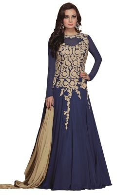 Buy Style Amaze Blue Color Georgette Embroidered Anarkali Suit (code -sadiamirzavol5-5005) online