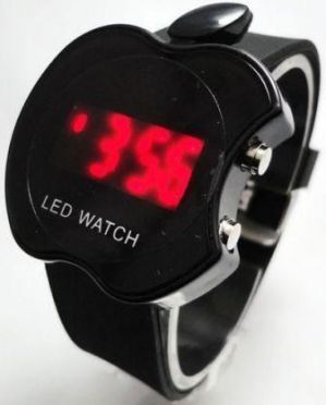 red led wrist watch