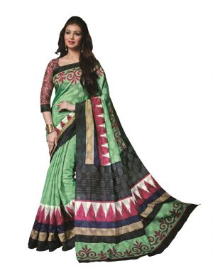Buy Vipul Womens Bhagalpuri Silk Saree (multicolor)(product Code)_14237 online