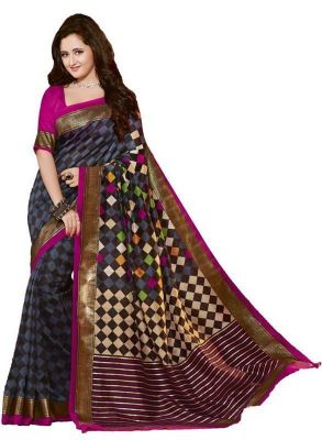 Buy Dlines Multicolor Bhagalpuri Silk Cotton Saree (code - Sum0073) online