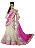 Buy Triveni Pink Art Silk,net Wedding Embroidered Bollywood Lehenga Choli online