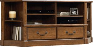 Afydecor Transitional Entertainment Unit With Two Drawers And Metallic Pulls(Product Code)_3145