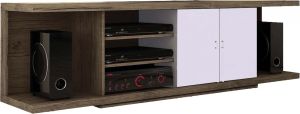 Afydecor Contemporary Entertainment Unit In Stylish Low Slung Design(Product Code)_3151