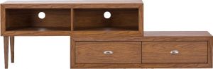 Afydecor Contemporary Entertainment Unit With 2 Drawers Having Metal Pulls(Product Code)_3158
